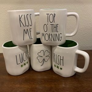 Rae Dunn st patricks day mug set